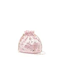 Rosantica Selene crystal-embellished crossbody bag - Pink