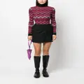 Missoni zigzag crochet-knit jumper - Red