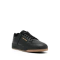 Saint Laurent SL/61 leather perforated sneakers - Black