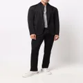 Emporio Armani straight-leg chino trousers - Black