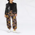 Versace Jeans Couture Sun Flower Garland trousers - Black
