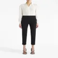 ETRO cropped wool-blend trousers - Black