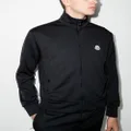 Moncler logo-patch zip-fastening jumper - Black