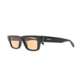 Retrosuperfuture Mega Refined square-frame sunglasses - Black