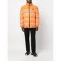 Philipp Plein bandana-print padded jacket - Orange