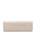 Karl Lagerfeld recycled polyester-blend logo-plaque wallet - Brown