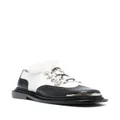 Toga Pulla two-tone 35mm embellished oxford shoes - Black