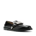 Toga Pulla buckle-detail leather loafers - Black