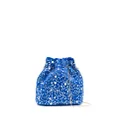 Rosantica Selene Illusione crystal bucket bag - Blue