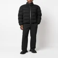 Stone Island Compass-patch padded down jacket - Black