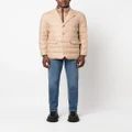 Herno spread-collar padded jacket - Neutrals