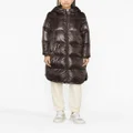 Herno lightweight padded hooded coat - Brown