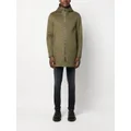 Herno zip-up hooded coat - Green