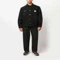 Carhartt WIP Michigan press-stud cotton shirt jacket - Black