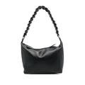 Kara Lattice leather tote bag - Black