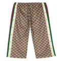 Gucci Interlocking G cropped track pants - Brown