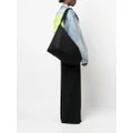 Kara Lattice braided-strap tote bag - Black