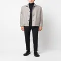 Zegna button-fastening wool shirt jacket - Neutrals