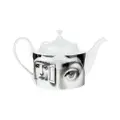 Fornasetti Porcelain tea pot - White