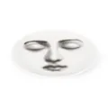 Fornasetti sleeping face coaster - White