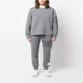 Thom Browne knitted side-stripe track pants - Grey