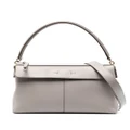 Tod's logo-charm leather tote bag - Grey