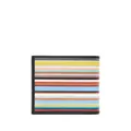 Paul Smith striped bi-fold leather wallet - Multicolour