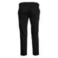 Paul Smith tapered-leg cotton trousers - Black