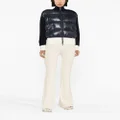 Moncler cropped puffer jacket - Blue