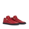 Giuseppe Zanotti Kriss leather high-top sneakers - Red