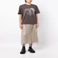 JNBY tulle high-waist skirt - Brown