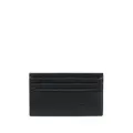 Giorgio Armani grained-textured leather card holder - Black