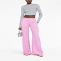 ETRO flared wool-blend trousers - Pink