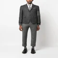Thom Browne stripe-detail single-breasted blazer - Grey