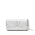 Versace Virtus rhinestone-embellished shoulder bag - White