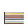 Paul Smith striped leather bi-fold wallet - Multicolour