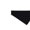 Jil Sander pointed-tip cashmere scarf - Black