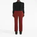 ETRO jacquard straight-leg tailored trousers