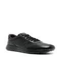 Tod's panelled logo-tongue sneakers - Black