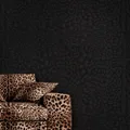 Dolce & Gabbana leopard-print wallpaper - Black