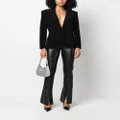 Norma Kamali faux-leather skinny trousers - Black