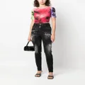 Dsquared2 ripped high-waisted jeans - Black