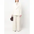 Theory pleated palazzo trousers - Neutrals