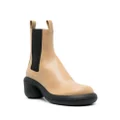 Jil Sander two-tone leather chelsea boots - Neutrals
