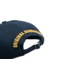 Dsquared2 logo-patch cotton baseball cap - Blue