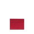 Thom Browne pebbled-leather card holder - Red