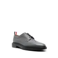 Thom Browne almond-toe leather brogues - Grey