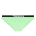 Calvin Klein logo-waistband bikini bottoms - Green