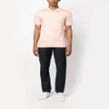 Calvin Klein logo-patch cotton polo shirt - Pink