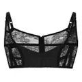 Dolce & Gabbana lace-detailing bustier bra - Black